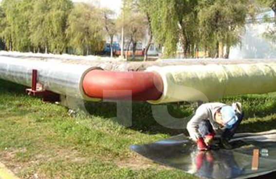 泰达五厂北蒸汽管道革新